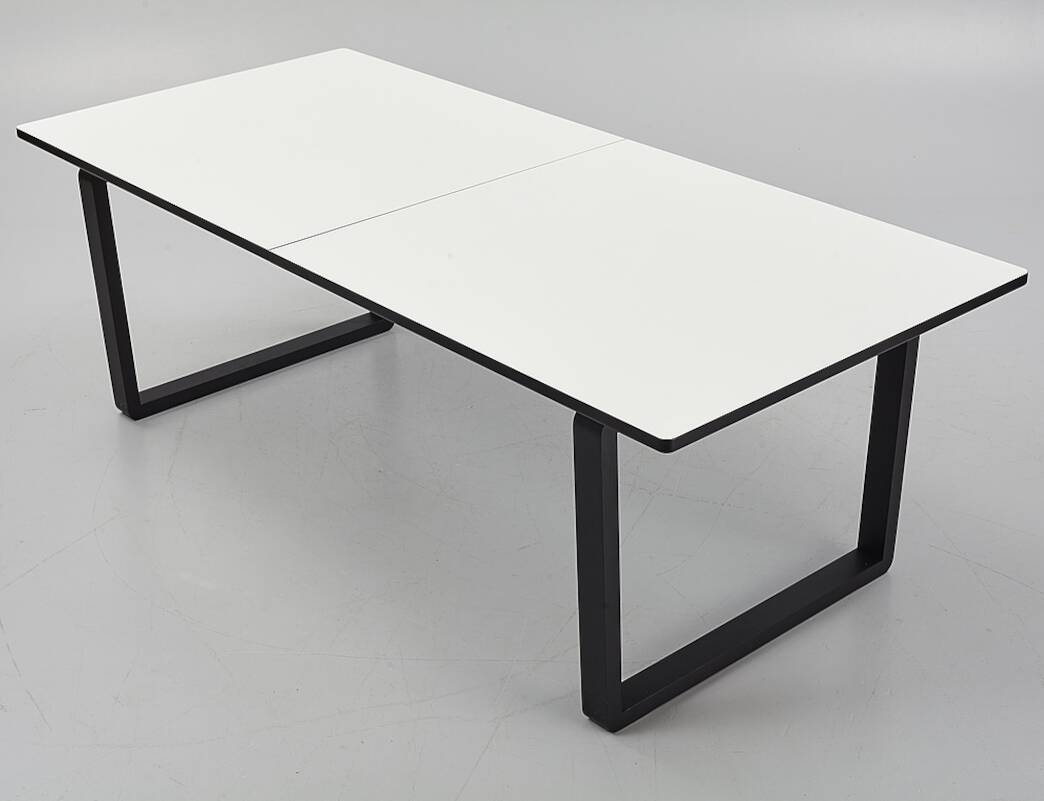 Dining table by glismand & rudiger north model for bolia suede
