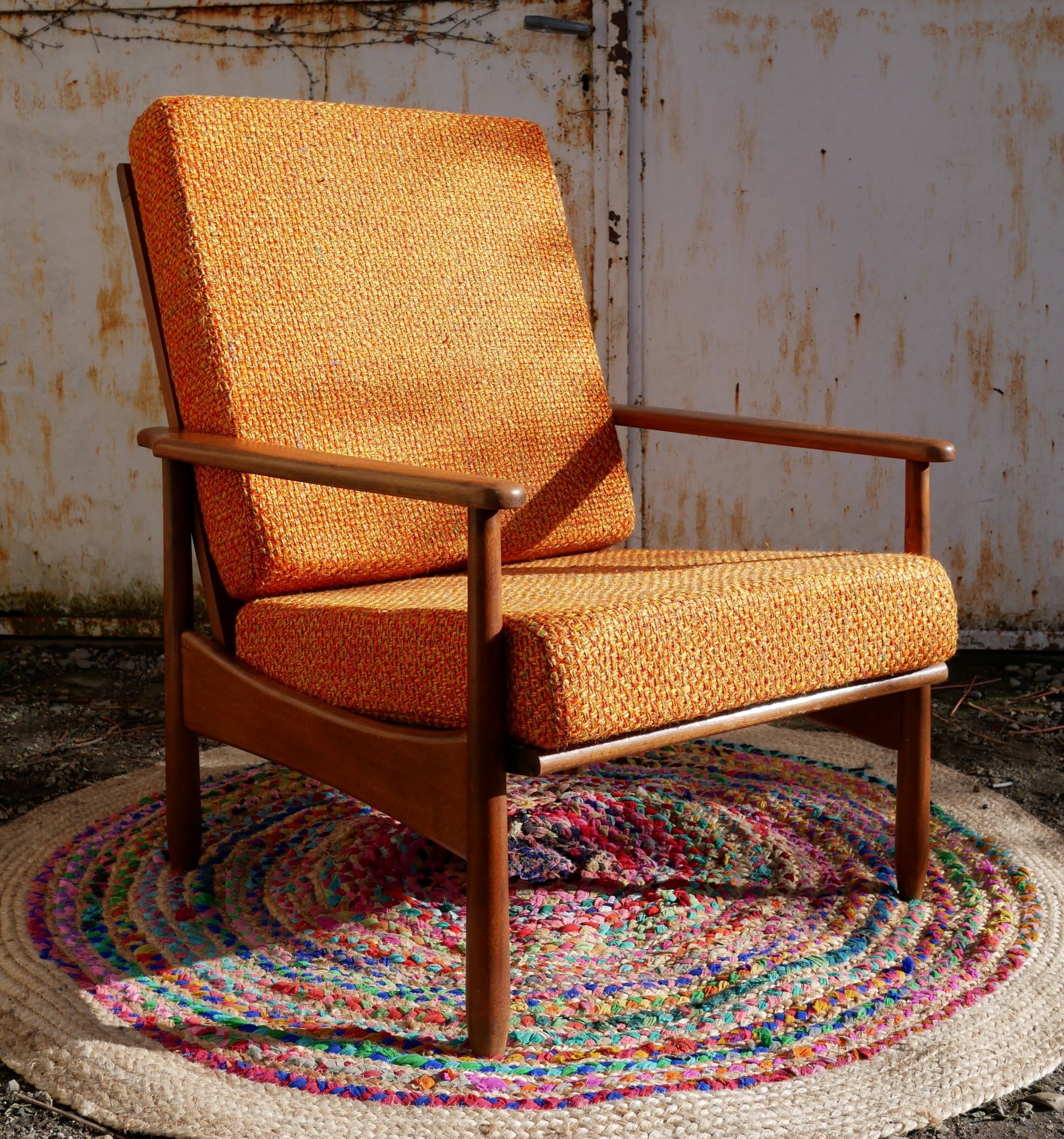 Scandinavian armchair teak
