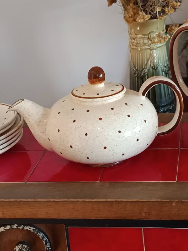 service à café et thé céramique VVB  Haldensleben modèle Lotte 1950