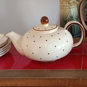 VVB Haldensleben ceramic coffee and tea service, Lotte pattern, 1950