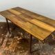 Table à manger extensible de style mid-century en noyer, années 1960