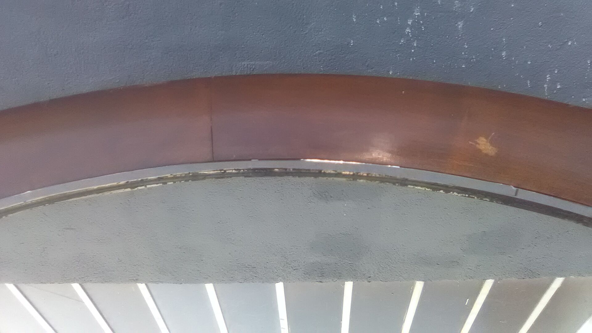 Art deco coffee table mirror