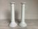 Pair of antique opaline candlesticks Germany