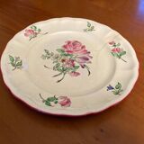 Set of 2 decorative floral plates