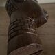 African wooden bust sculpture