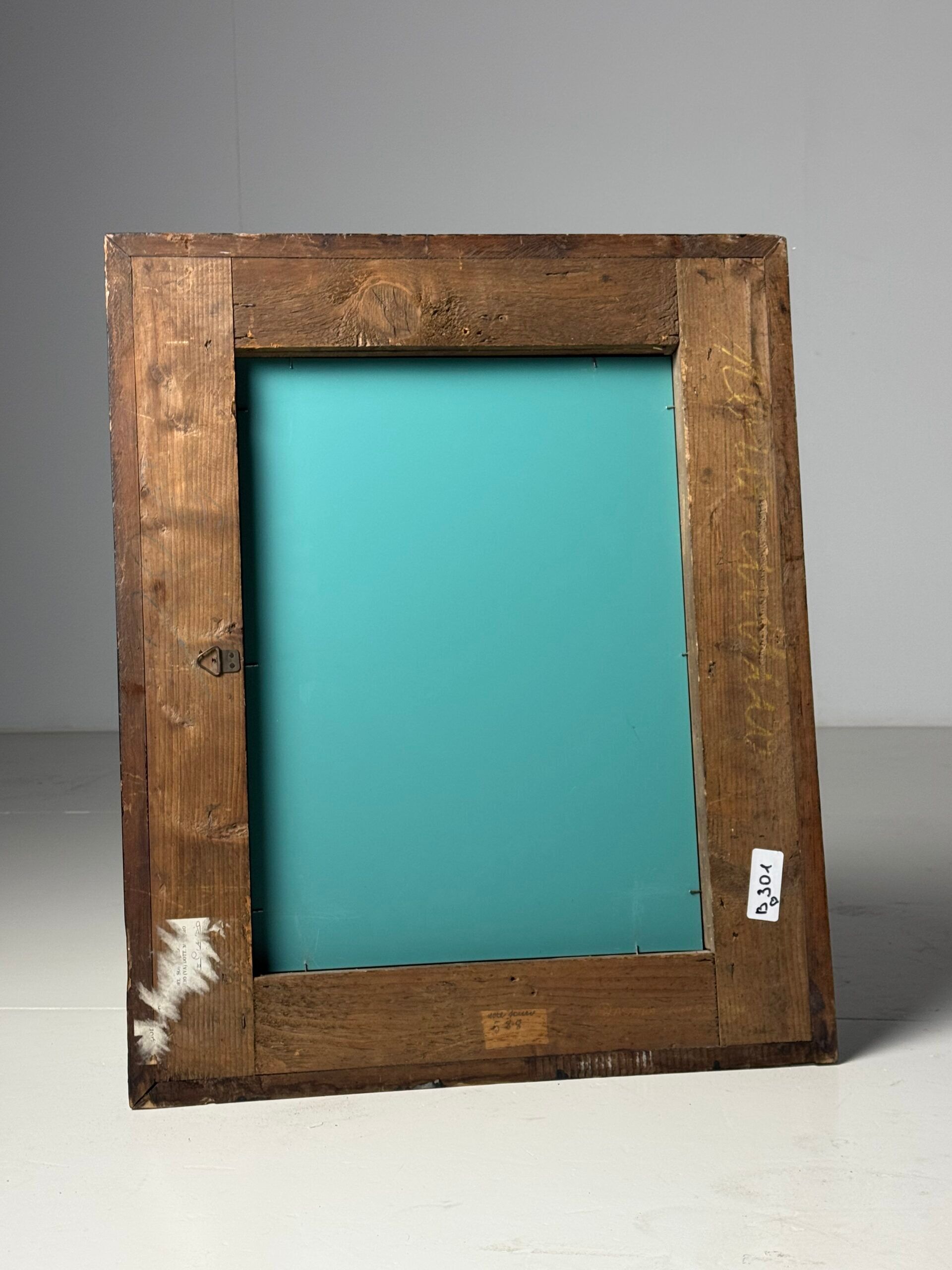 Ripple frame mirror black 20th century