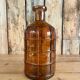 Yellow glass vase 70s