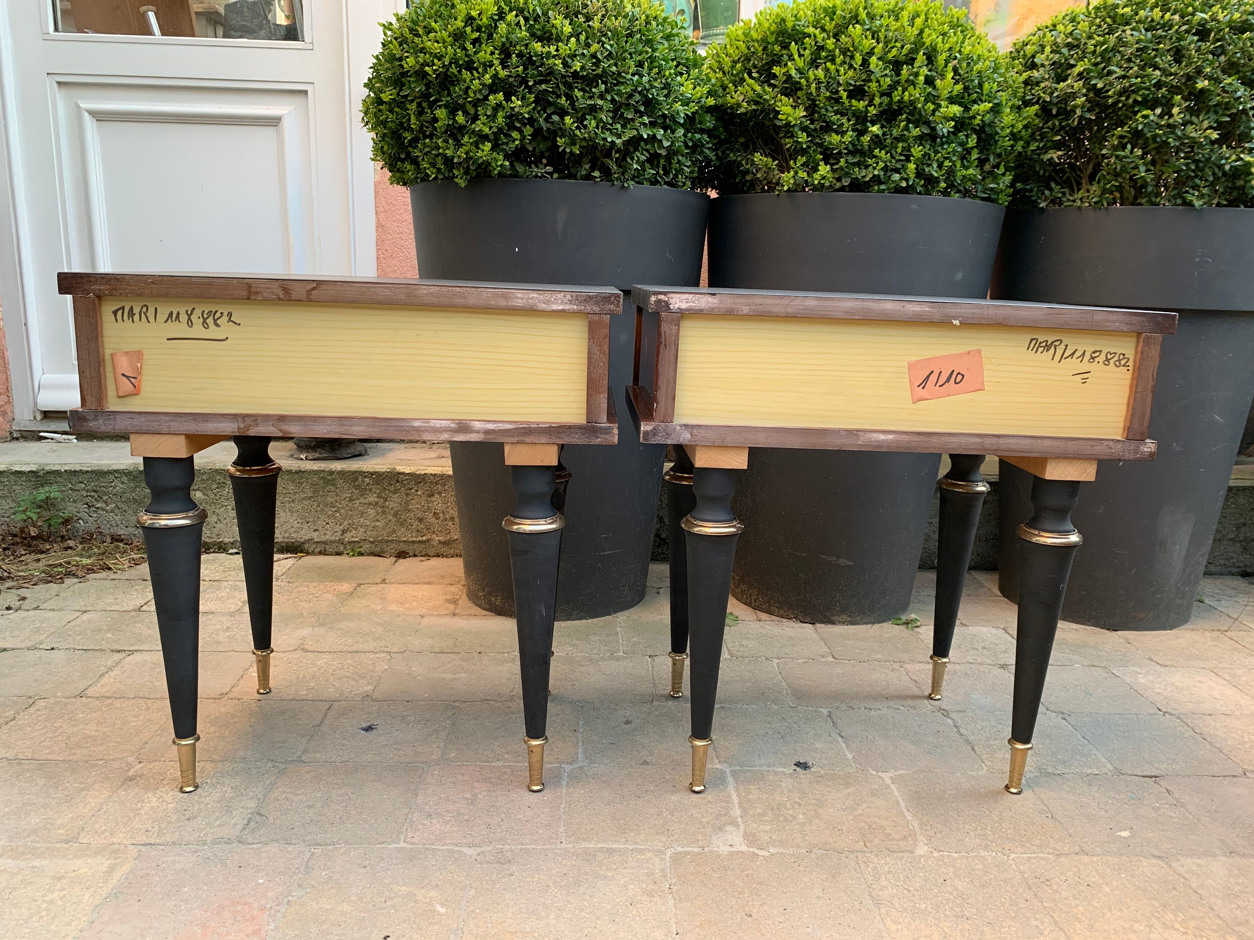 Pair of bedside tables 1970