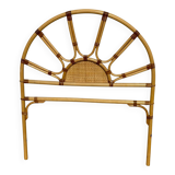 1970s rattan headboard from France
