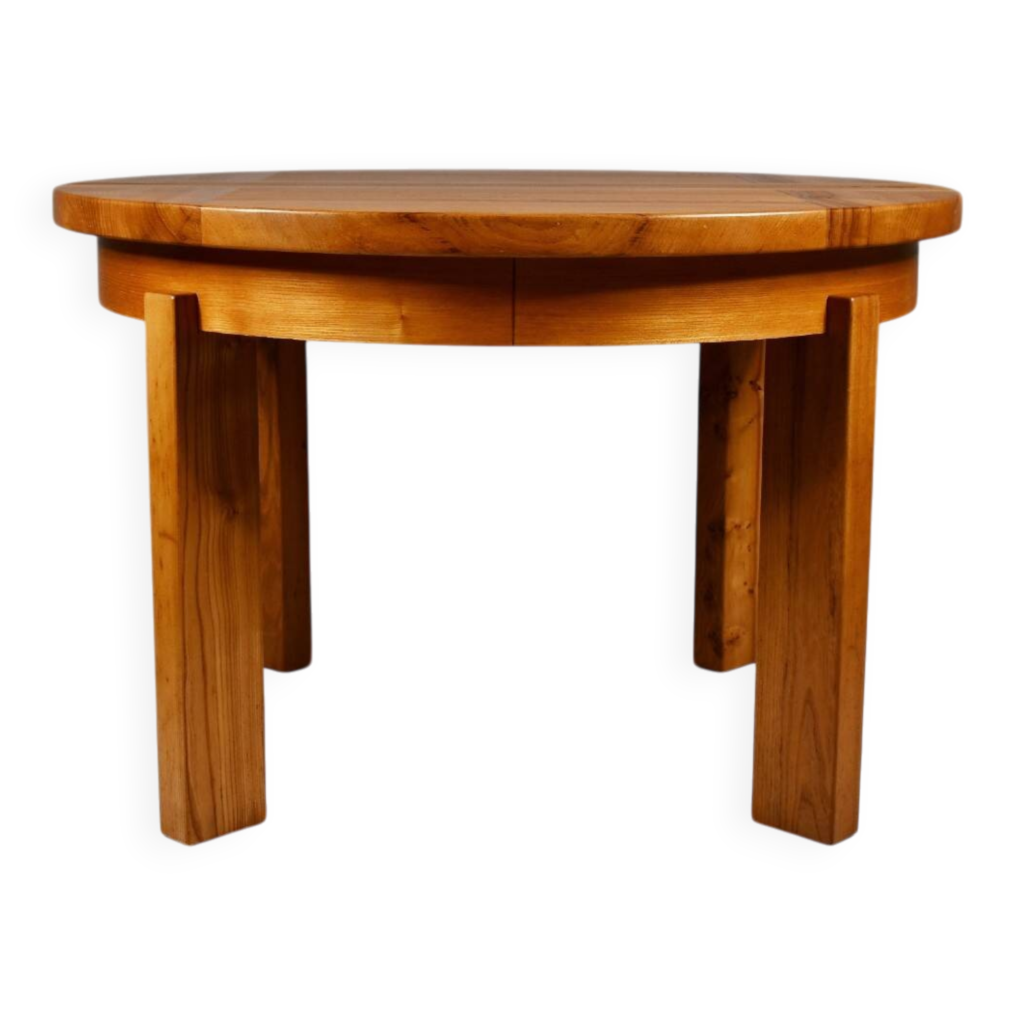 Dining table with extension, Maison Regain, 1970s.