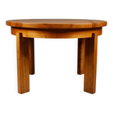 Dining table with extension, Maison Regain, 1970s.