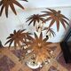 Vintage flower floor lamp by Hans Kogl 1970s