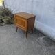 Vintage bedside table, tapered legs