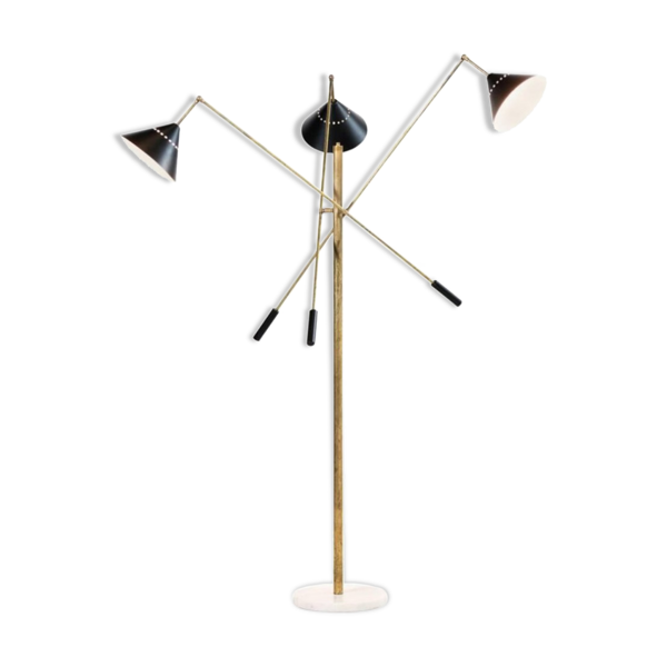 Lampadaire Italien balancier à 3 bras — Beyit