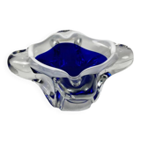 Blown glass ashtray, Murano style, 1970