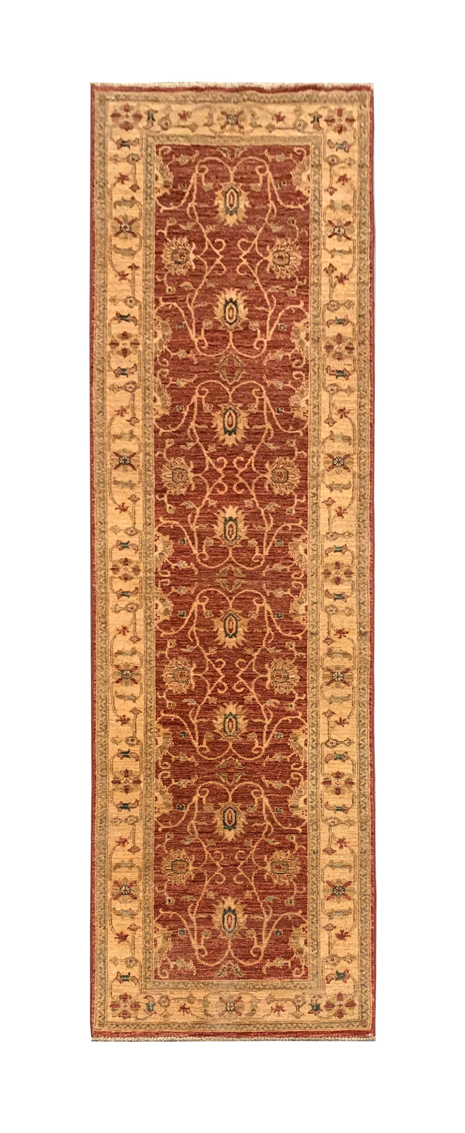 Handmade Afghan Ziegler Runner Rug - 81x285cm
