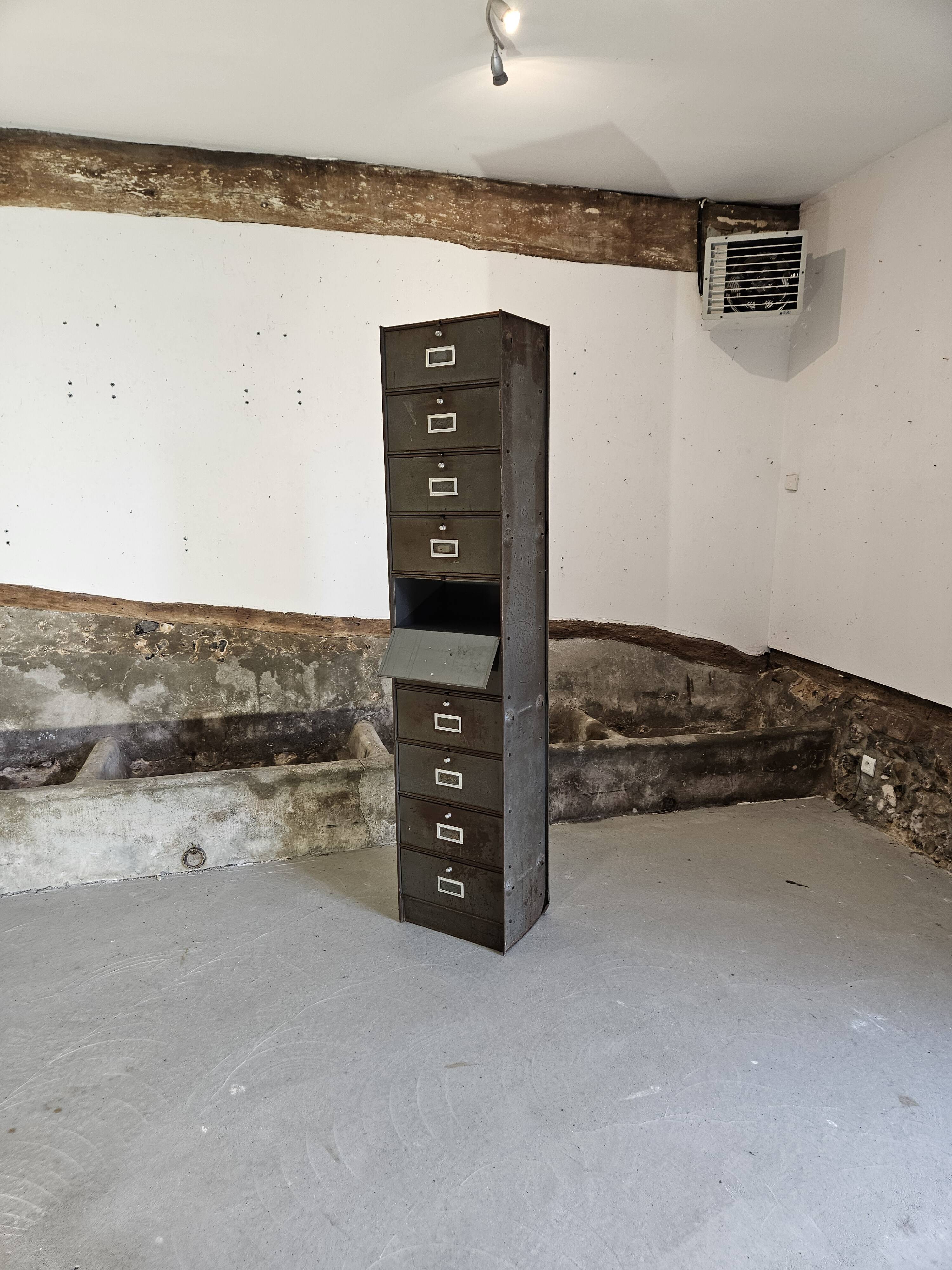 Column furniture with flaps Ronéo 1950 1960