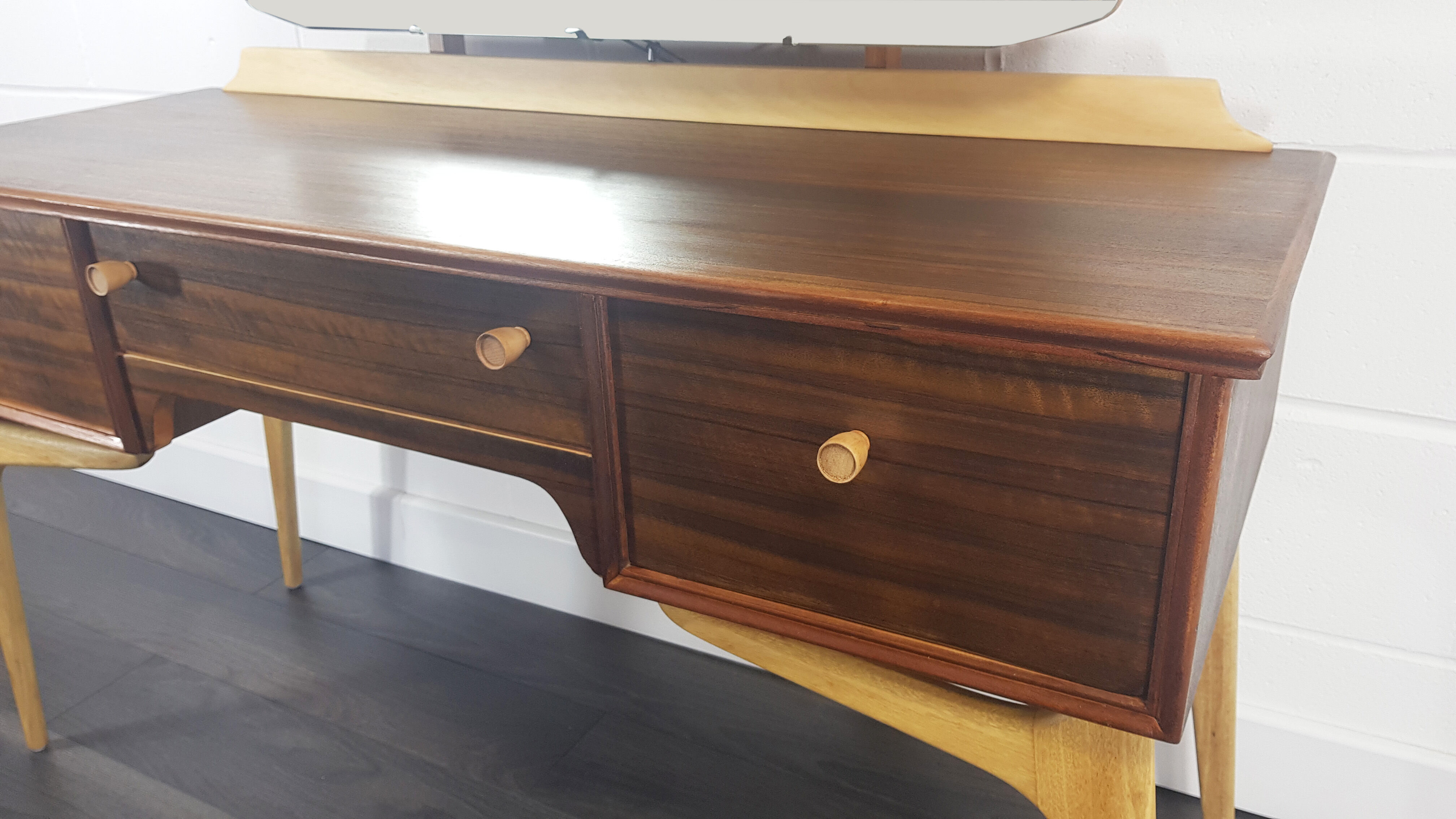 Vintage dressing table by alfred cox for ac furniture, 1950s