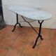 Table bistrot dessus marbre