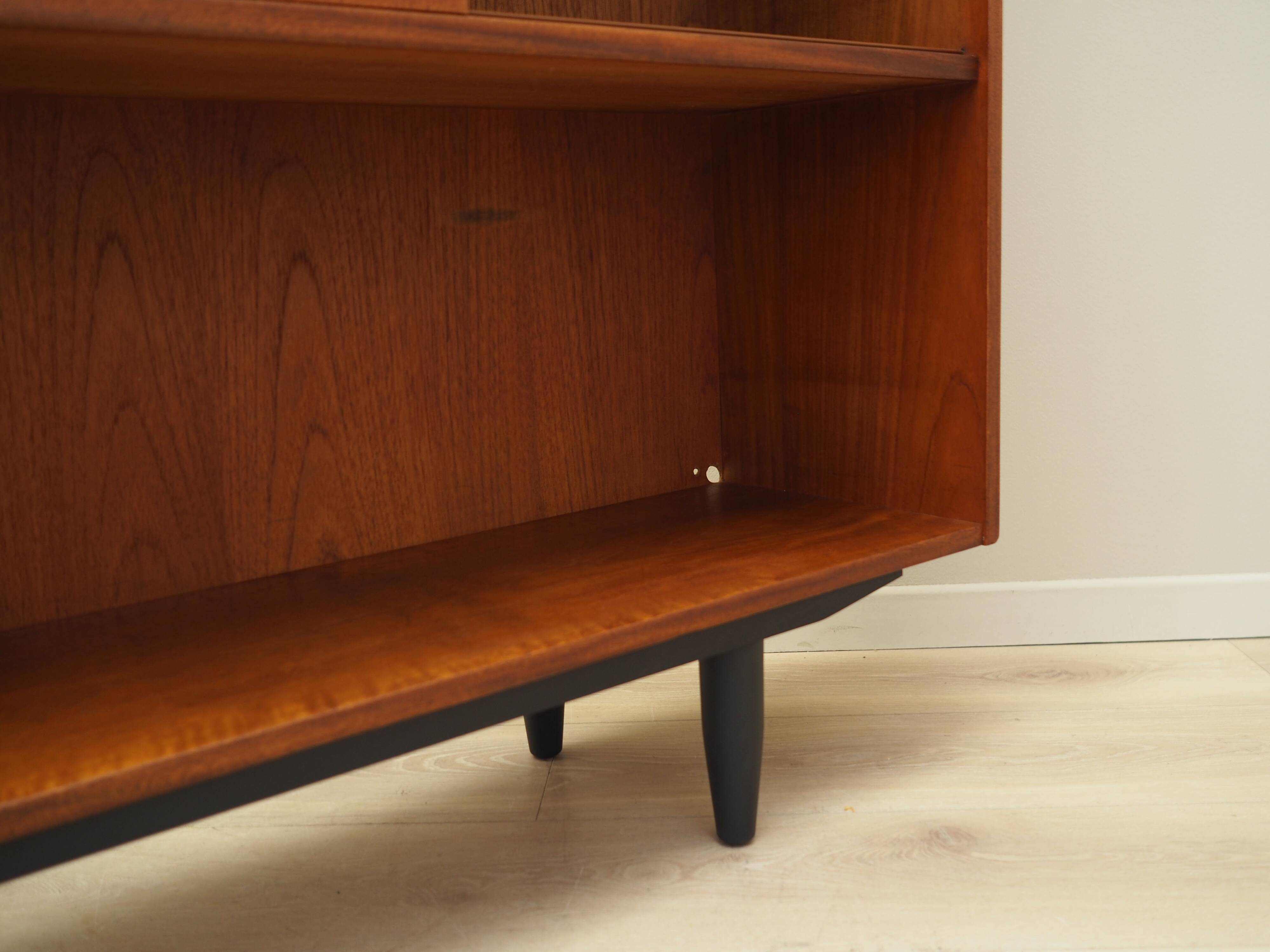 Teak bookcase, Danish design, 1970s, production: Denmark