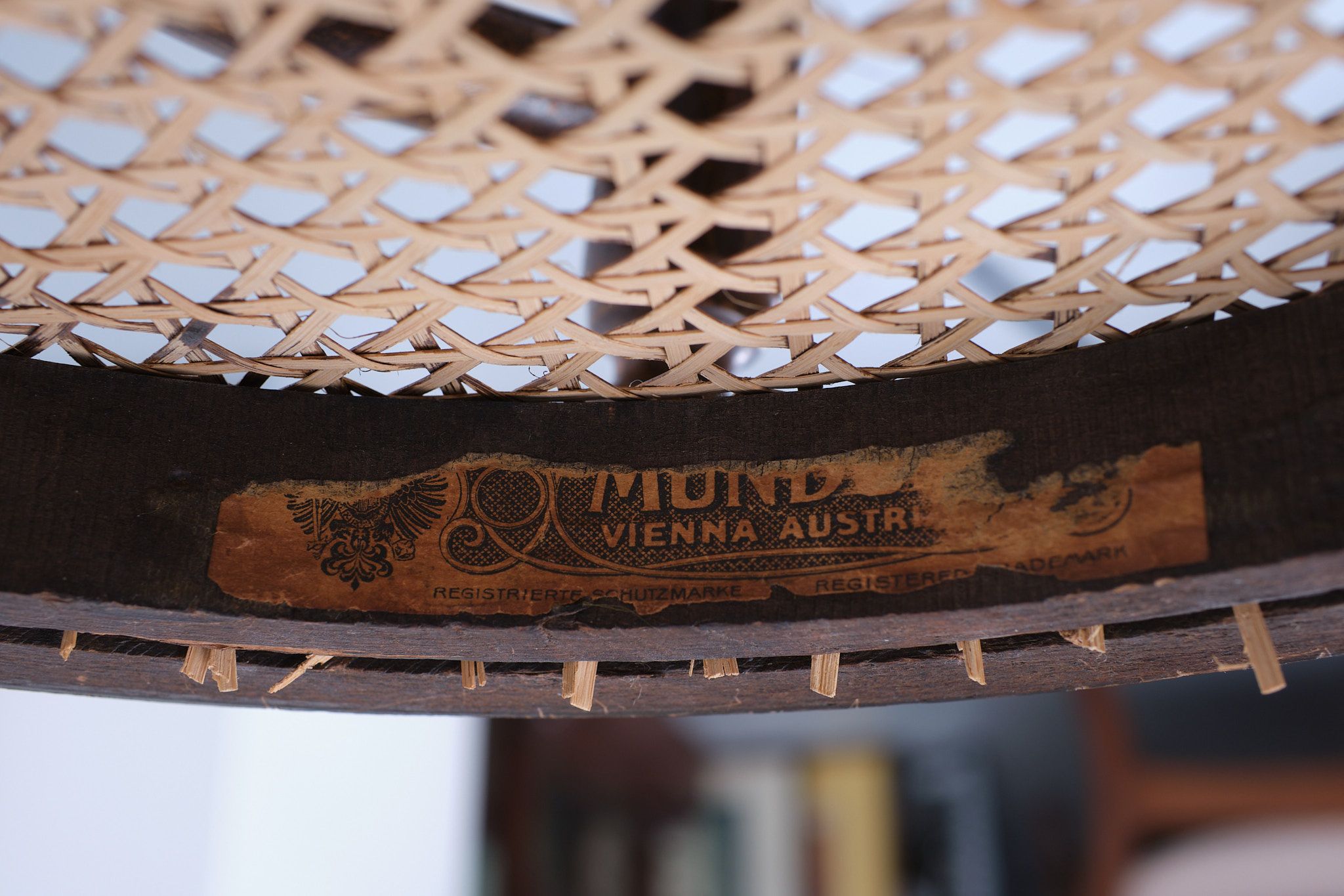 2 Thonet Mundus chairs Vienna Austria, circa 1925