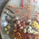 Frame dried flowers