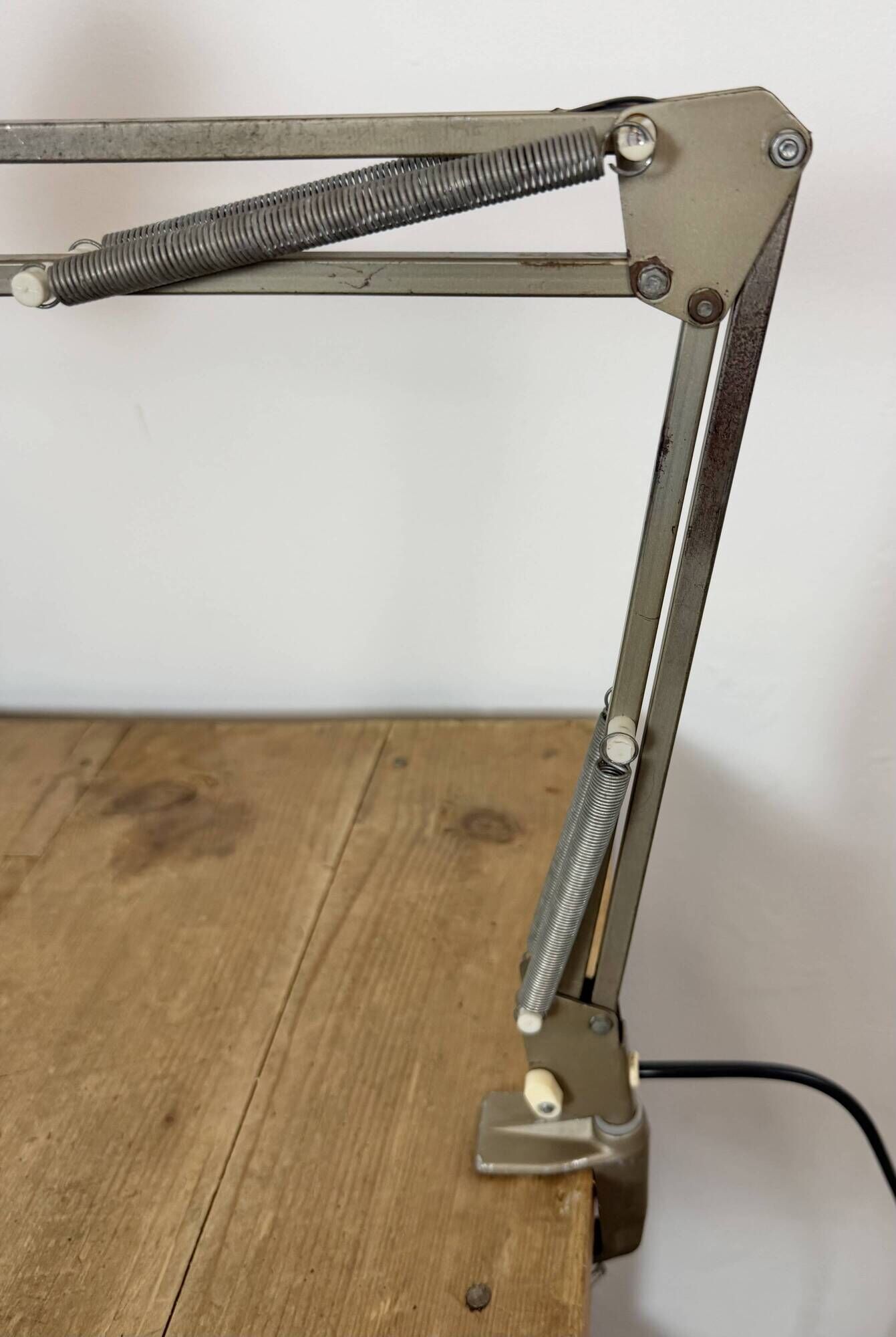 Vintage Brown Adjustable Architect Table Lamp, 1960s