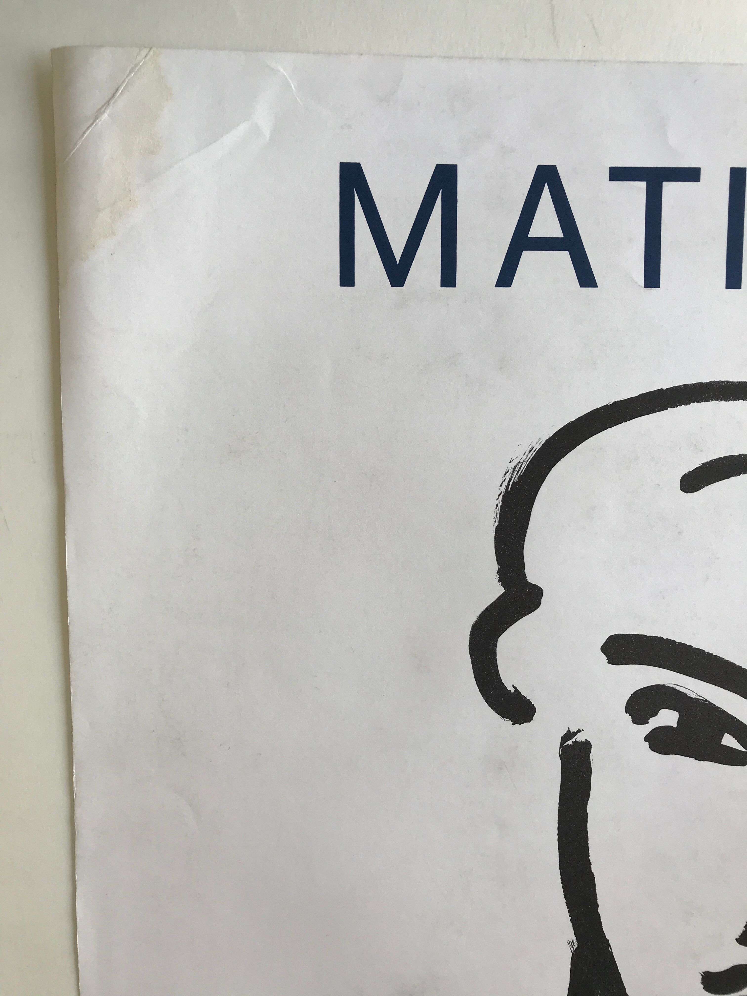 Original exhibition poster Henri MATISSE, Galerie Adrien Maeght, 1964