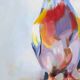 Painting of doves. Picture of doves. Doves in oil.