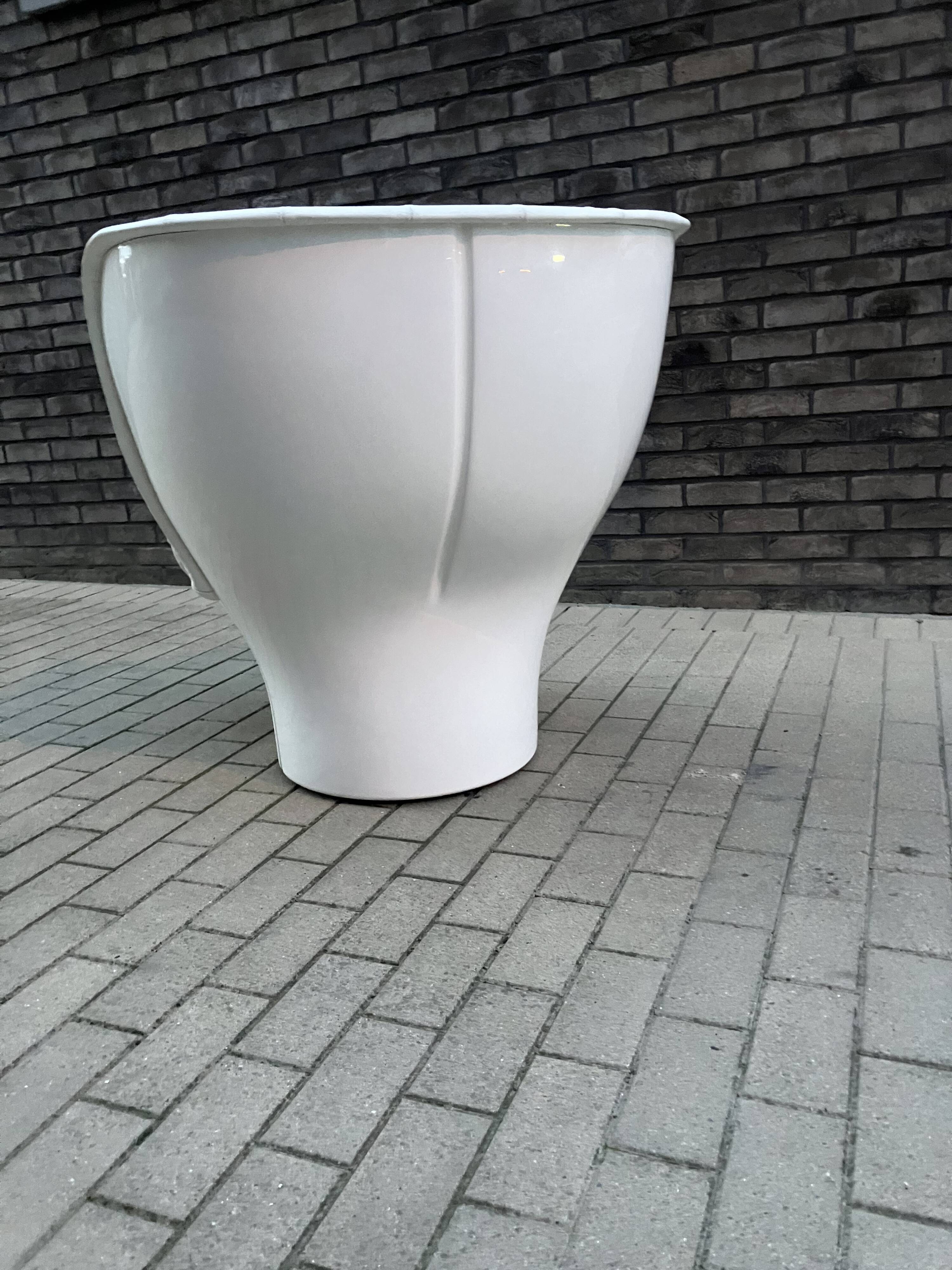 White Elda Joe Colombo chair Longhi, new condition!