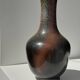 Vase en céramique brun H25