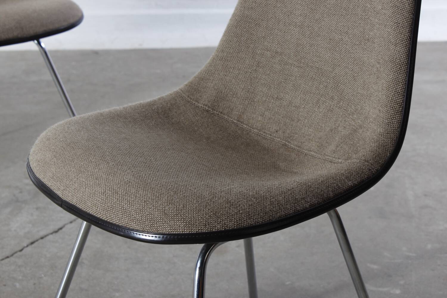 Vintage 4er Set Stühle Eames Vitra Miller Mid Century Design