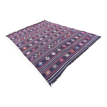 Kilim turc vintage tissé main
