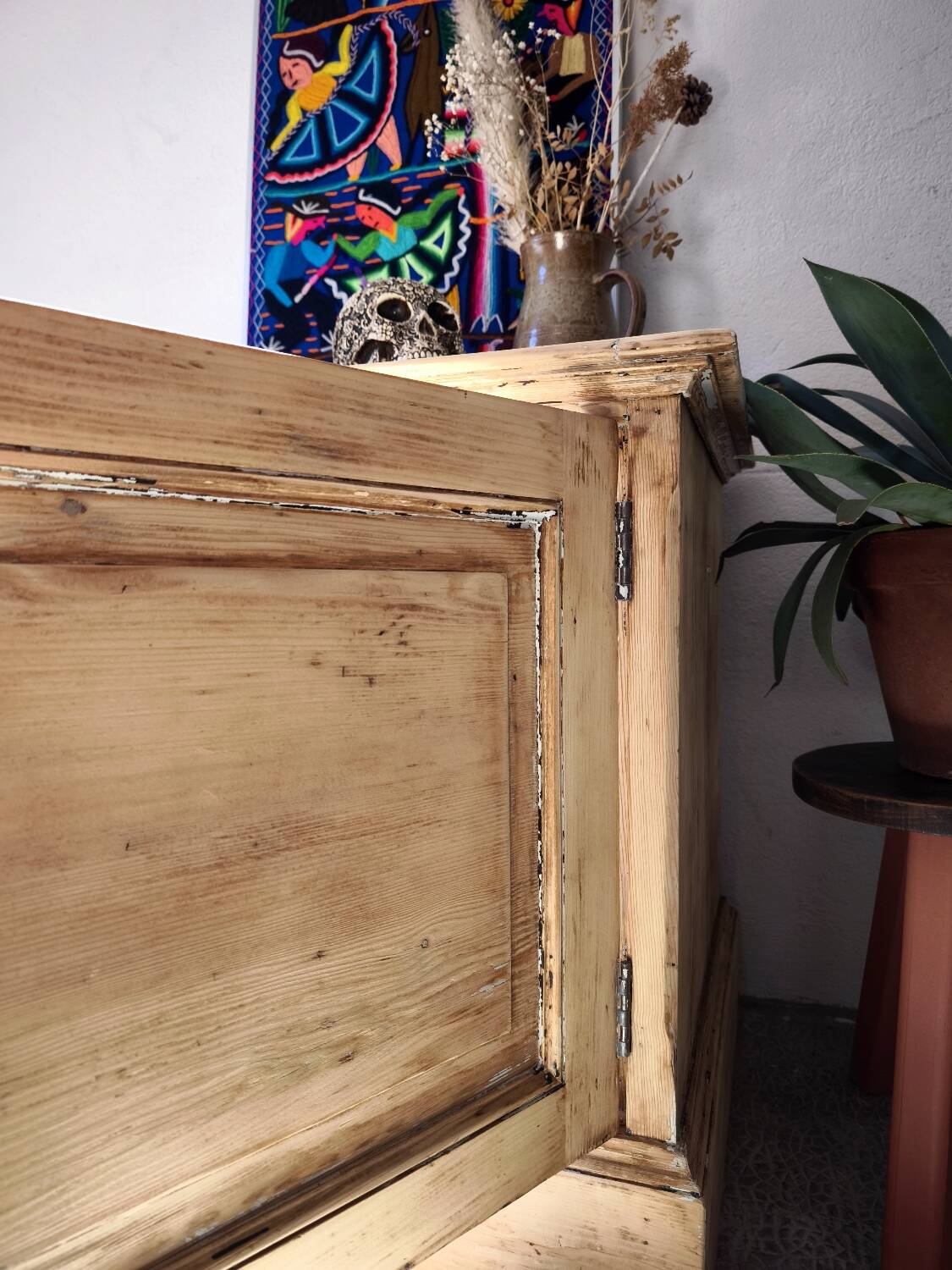 Confiturier, buffet ancien en sapin