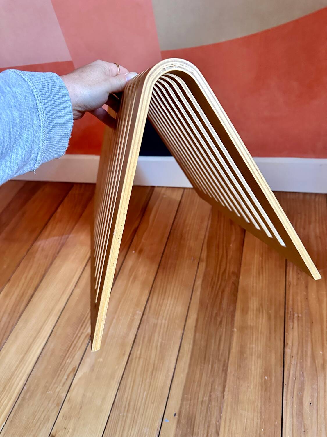 Porte-revue, vinyle en bois par Habitat, 1990