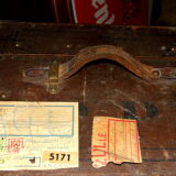 Old trunk trunk cabin travel cabin wooden vintage loft