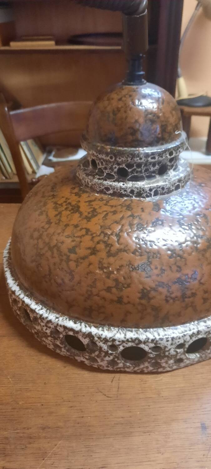 Vintage ceramic pendant light