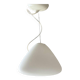 White glass pendant " Capsule " designed by Ross Lovegrove for Artemide. Italy 2010