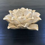 Ceramic flower candle holder