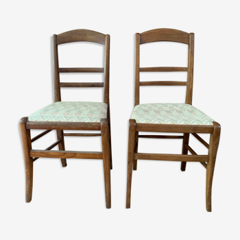 Lot two woven chairs