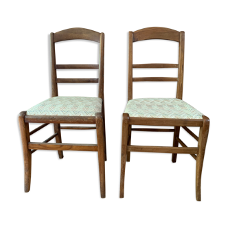 Lot two woven chairs