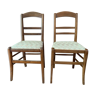 Lot two woven chairs