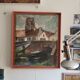 Vintage framed oil on canvas signed.