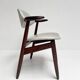Grey colored cowhorn chair, 1970s