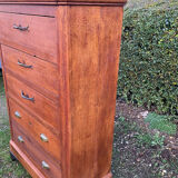 Old oak workshop furniture with drawers