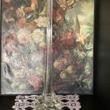 Vintage blown glass soliflore vase dimension: height -13cm- L-13xPr13cm-