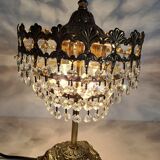 Pair of bedside lamps with tassels