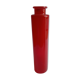 Red vintage glass vase