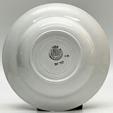 Set of 6 hollow plates "St Amandinoise/St Amand"
