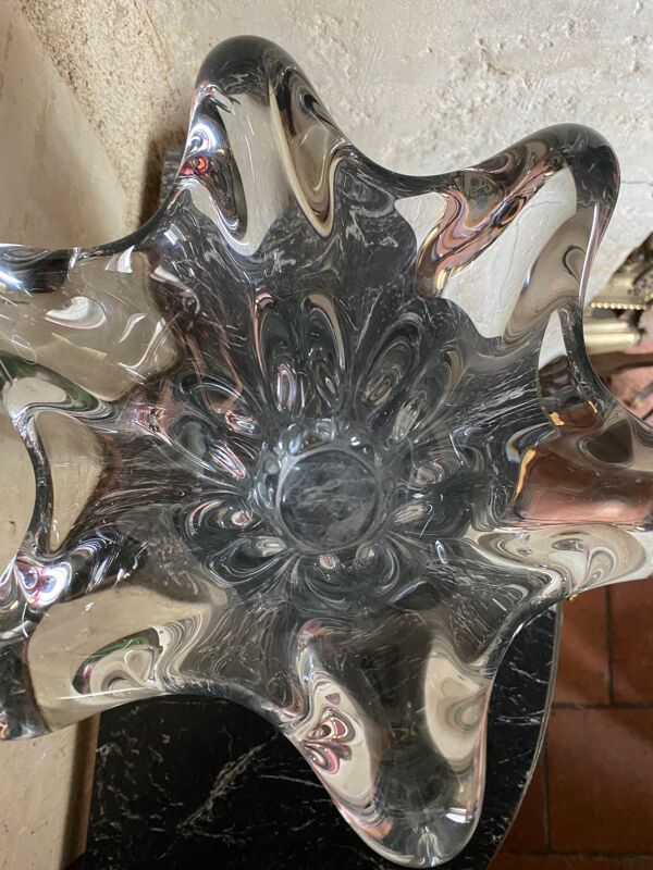 Vase girafe en cristal de vannes